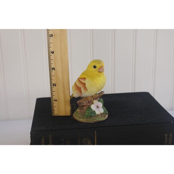 Vintage Andrea Sadek Canary Figurine #6350 Porcelain Made in Japan Collectible - Picture 3 of 5